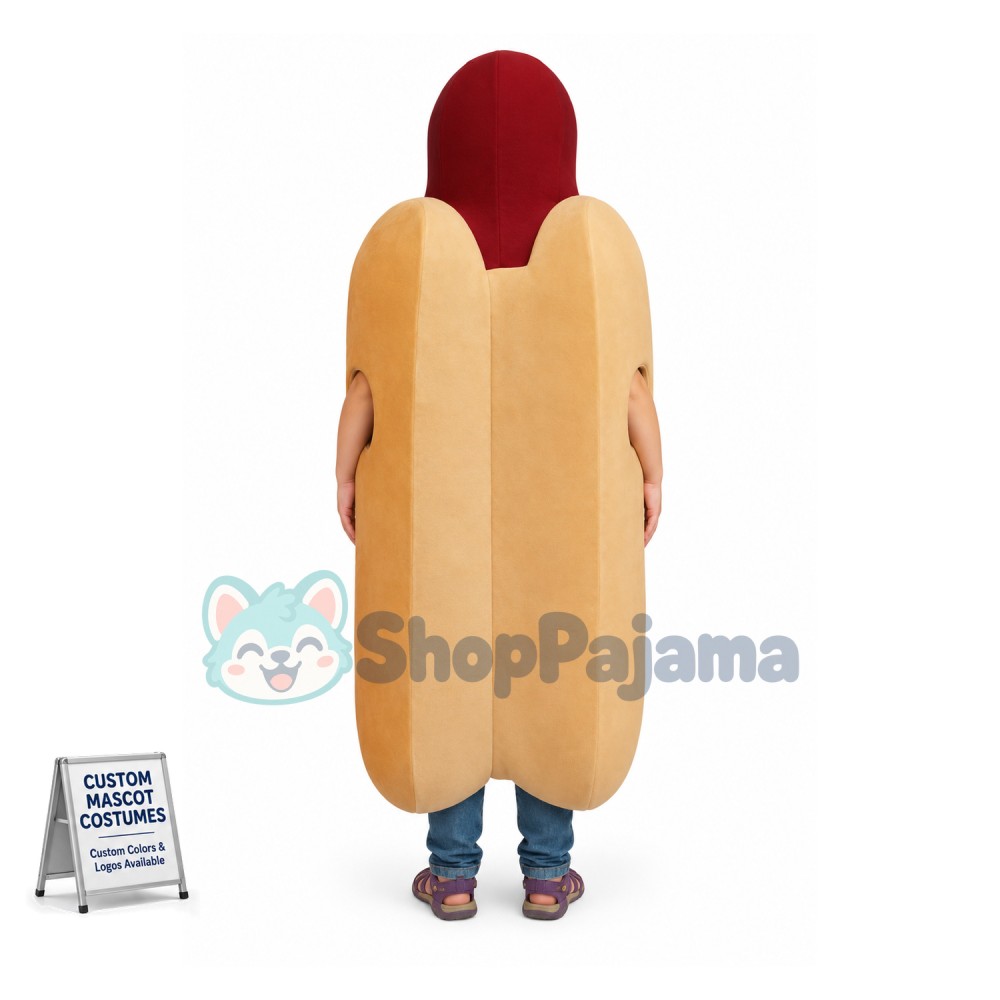 Superb Hot Dog Mascot Costume