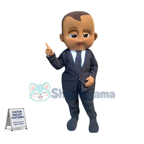 Superb Lightweight Boss Boy Mascot Costume