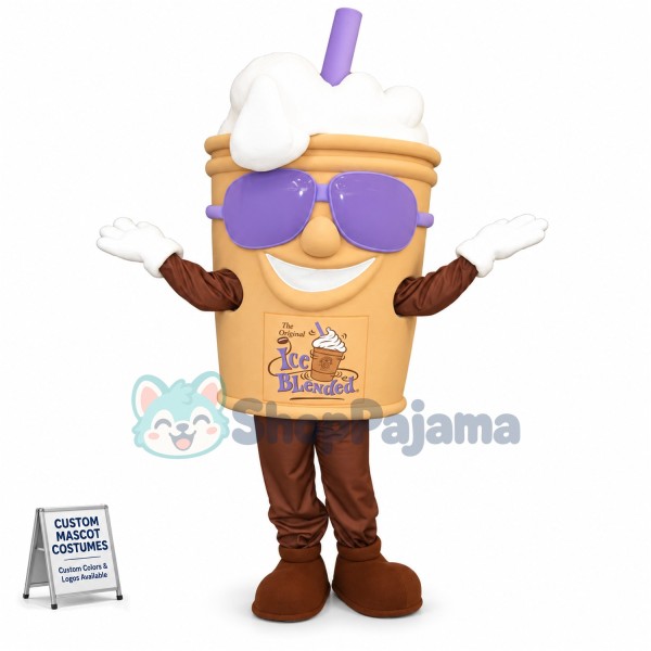 Coffee Milk Drink Mascot Costume