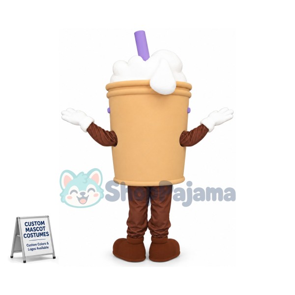 Coffee Milk Drink Mascot Costume