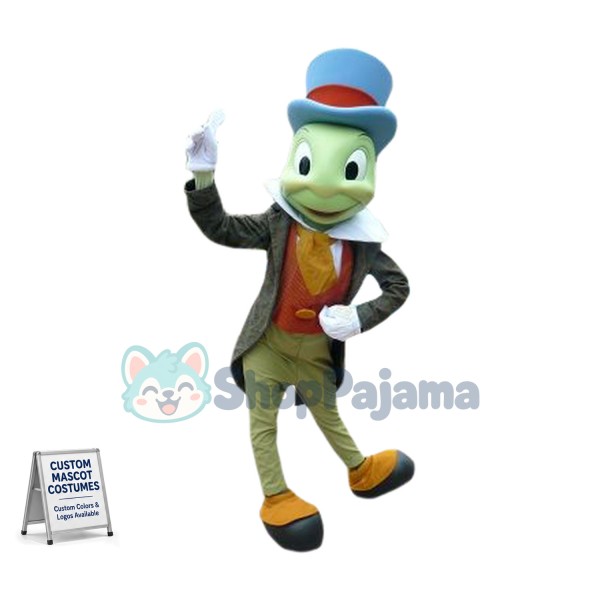 Affordable Jiminy Cricket Mascot Costume