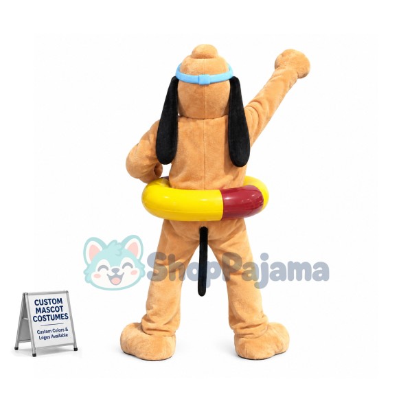Diving Pluto Dog Mascot Costume