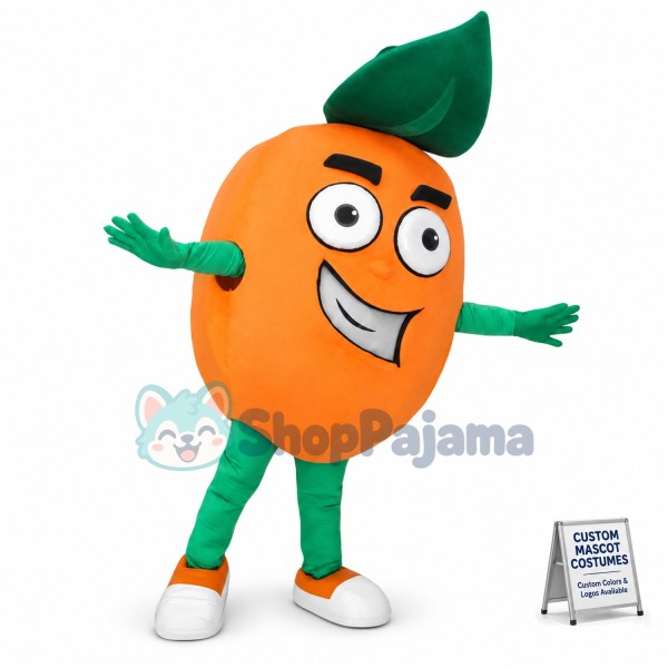 Superb Orange Mascot Costume