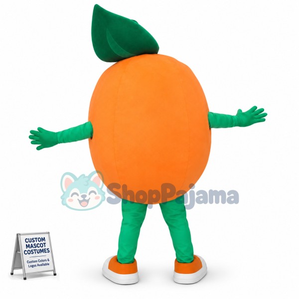 Superb Orange Mascot Costume