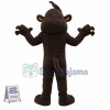 Brown Monster Mascot Costume