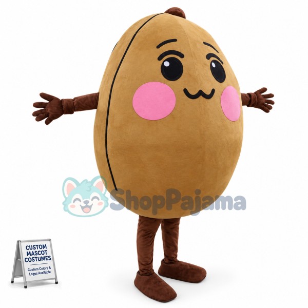 Friendly Lightweight Potato Mascot Costume