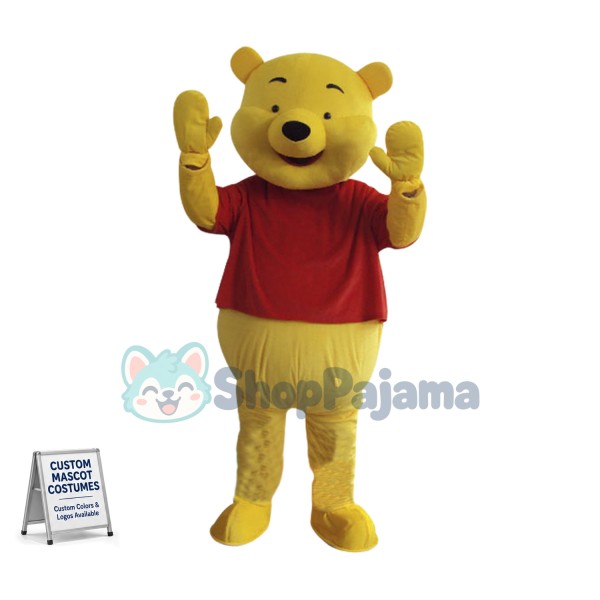 Winnie the Pooh Mascot Adult Costume Custom Mascot