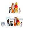 Winnie & Tiger the Pooh Mascot Costume Custom Mascot