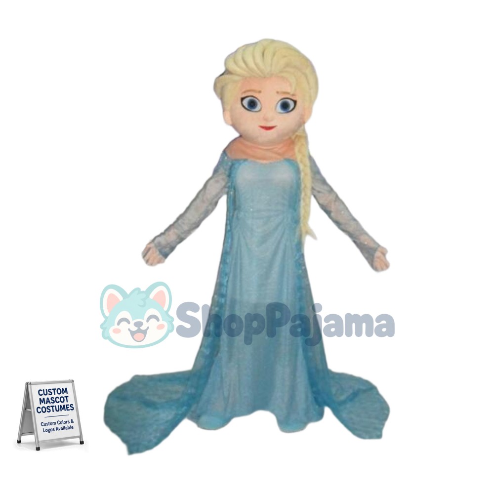 Princess Elsa Mascot Costume