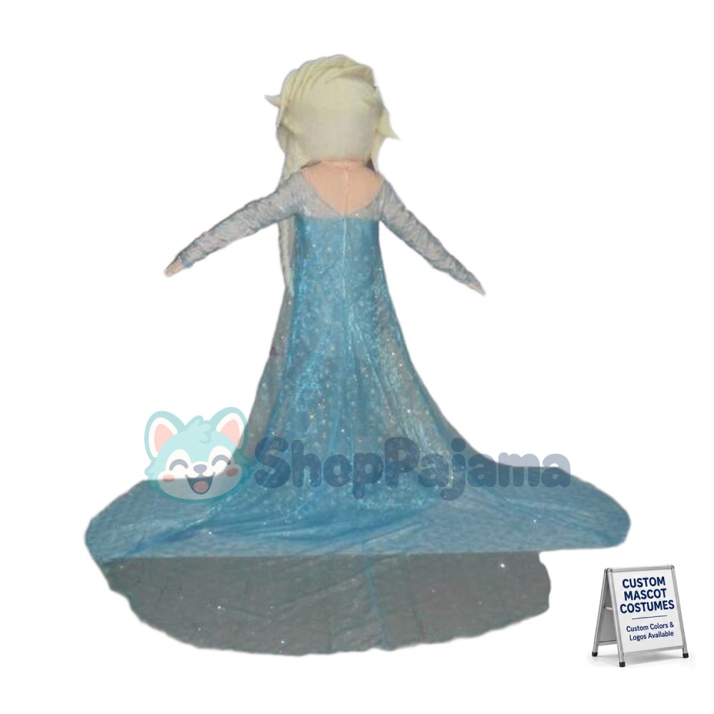 Princess Elsa Mascot Costume