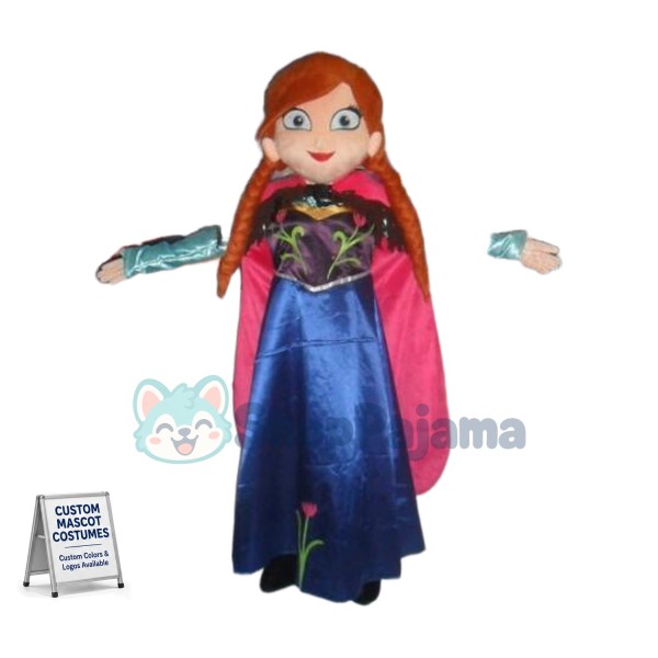 Princess Anna Mascot Costume