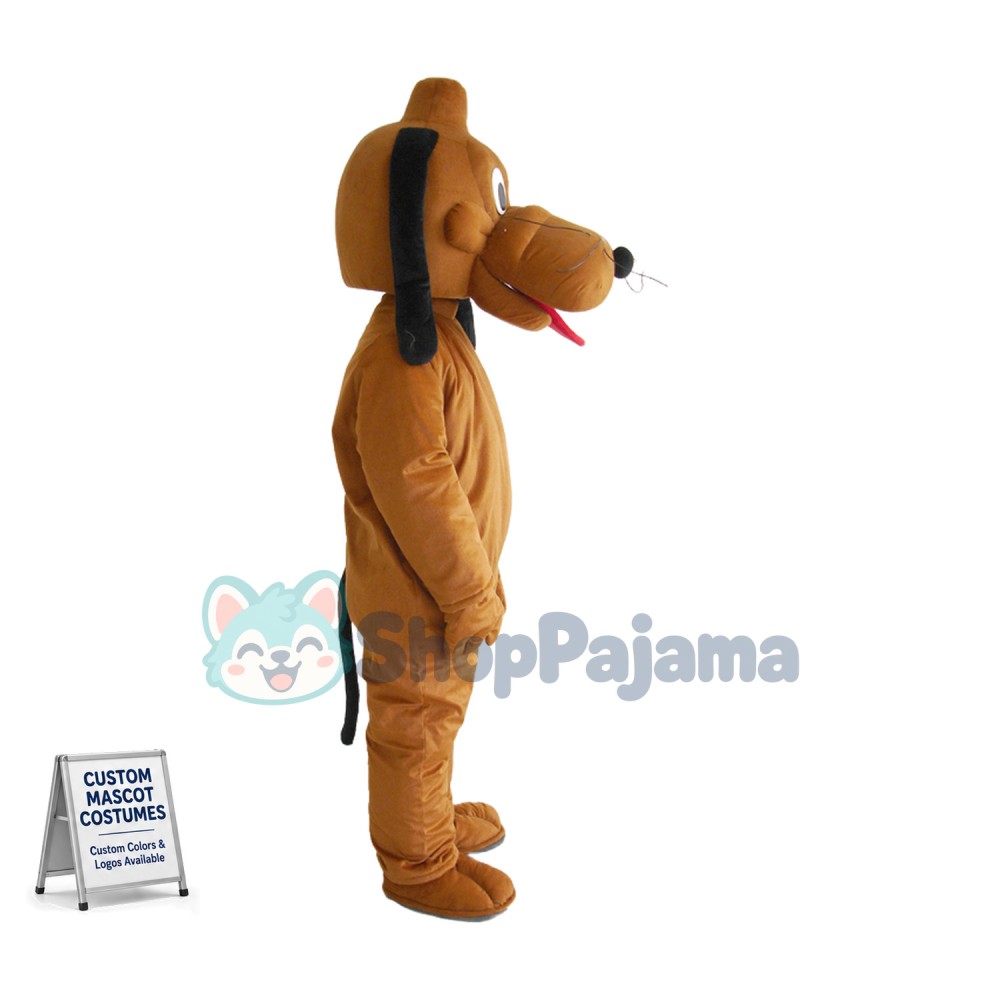 Pluto Dog Mascot Adult Costume Custom Mascot