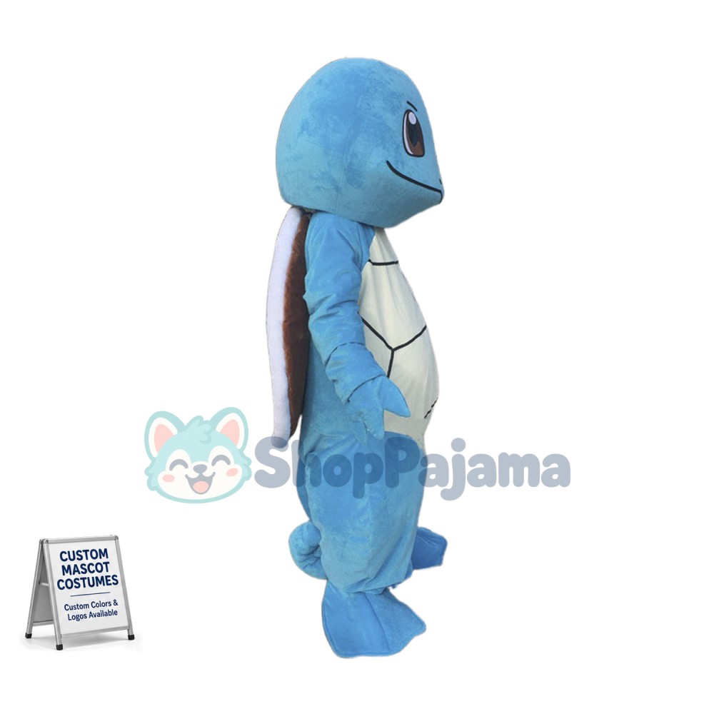 Squirtle Mascot Adult Costume  Custom Mascot