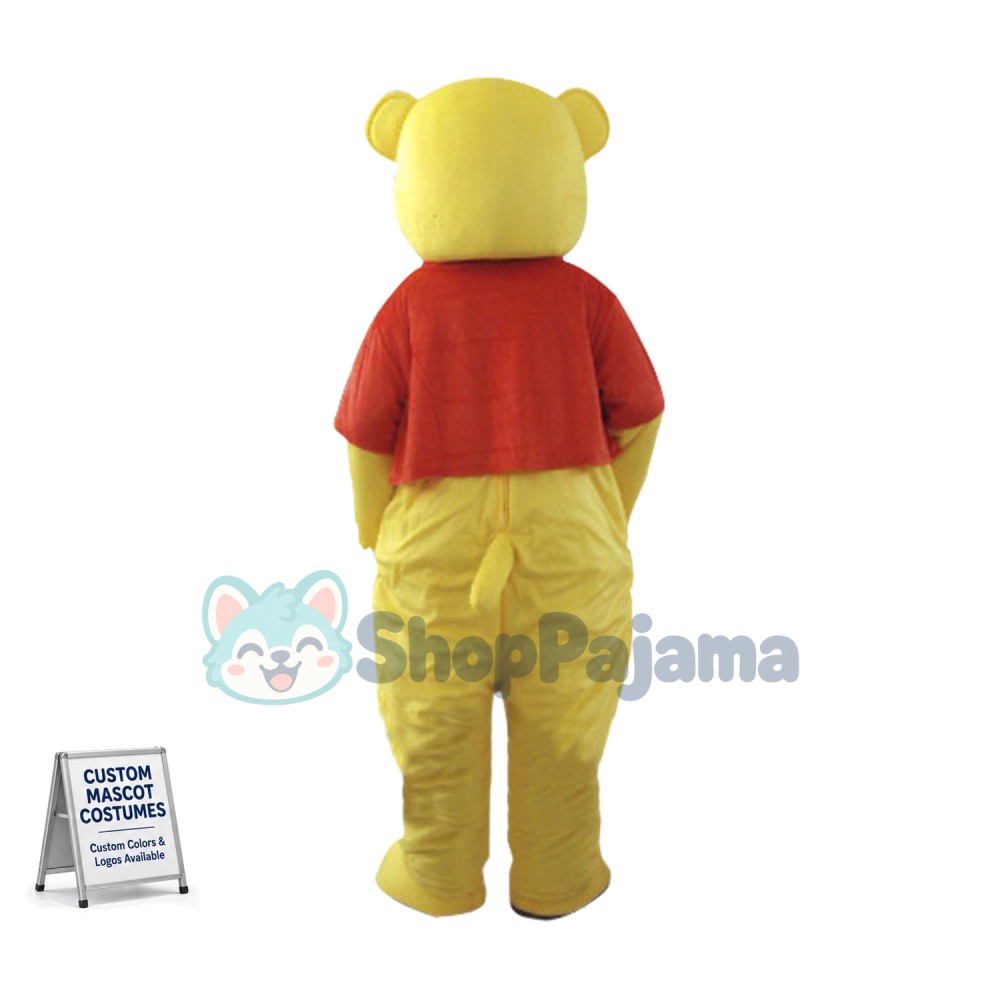 Winnie the Pooh Mascot Adult Costume Custom Mascot
