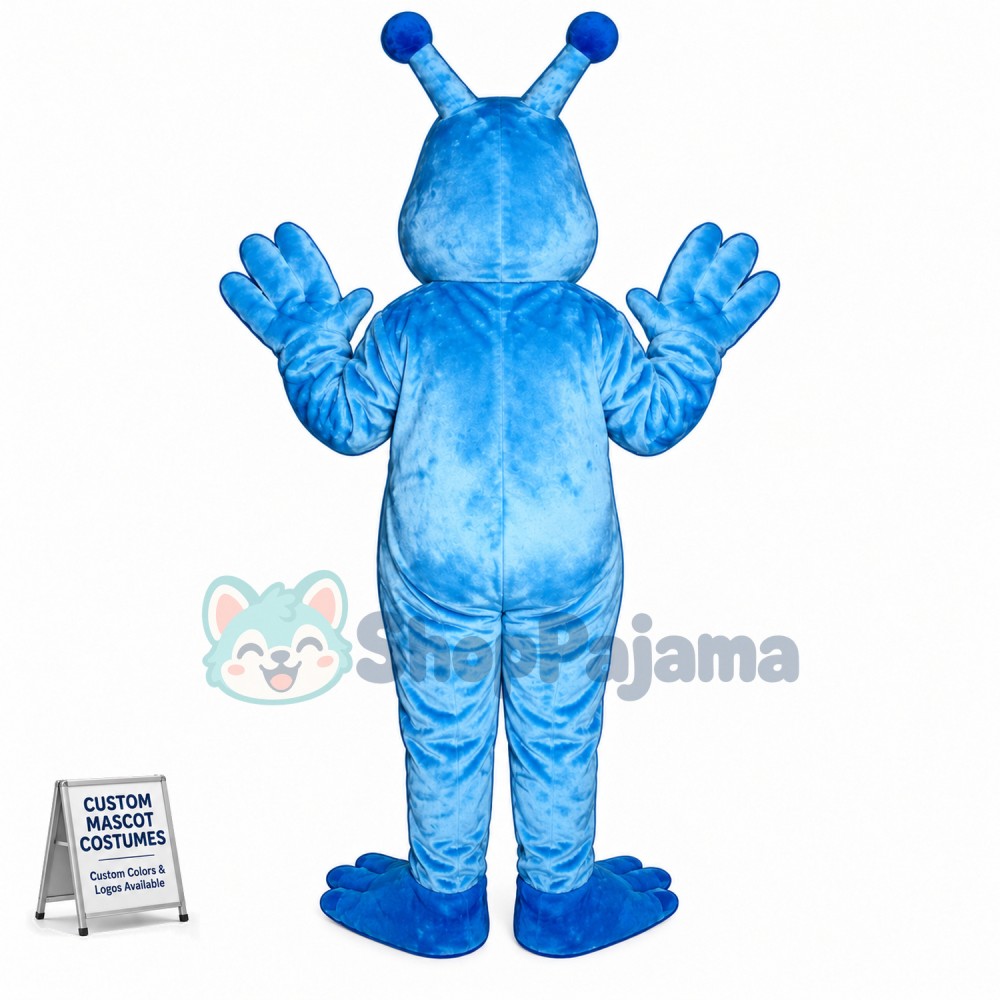 Blue Monster Mascot Costume