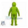 Green Alien Mascot Costume