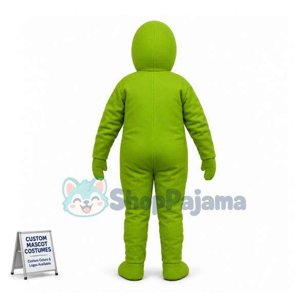 Green Alien Mascot Costume
