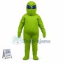 Green Alien Mascot Costume