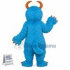 Blue Sulley Monster Inc Mascot Adult Costume Custom Mascot