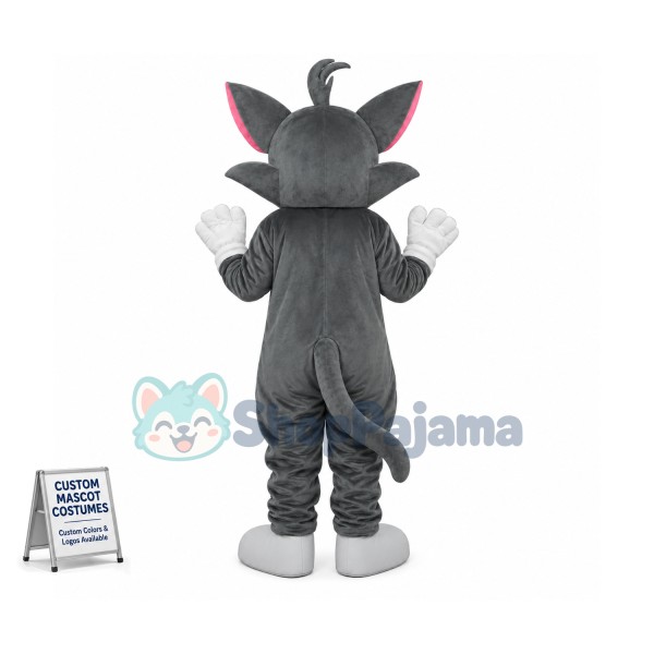 2nd Version Tom Cat Mascot Adult Costume Custom Mascot
