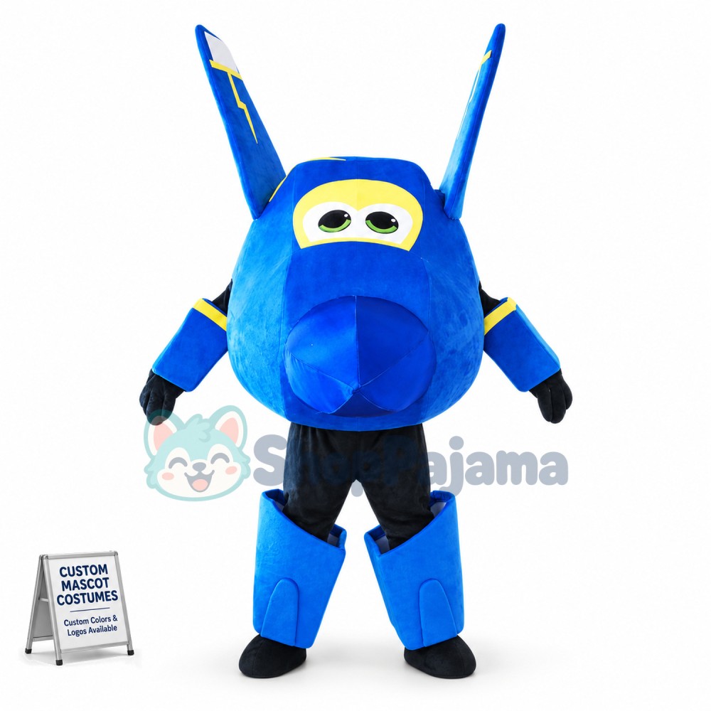 Super Wings Cartoon Jerome Mascot Costume