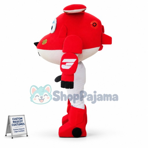 Super Wings Cartoon Jett Mascot Costume