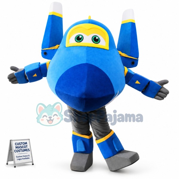 Super Wings Cartoon Cute Jerome Mascot Costume