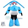 Super Wings Cartoon Light Blue  Jerome Mascot Costume