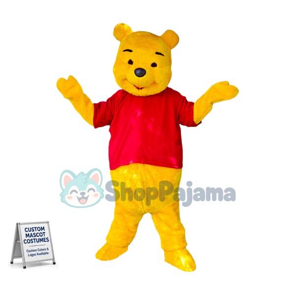 Winnie The Pooh Custom Mascot Winnie Bear Mascot Costume