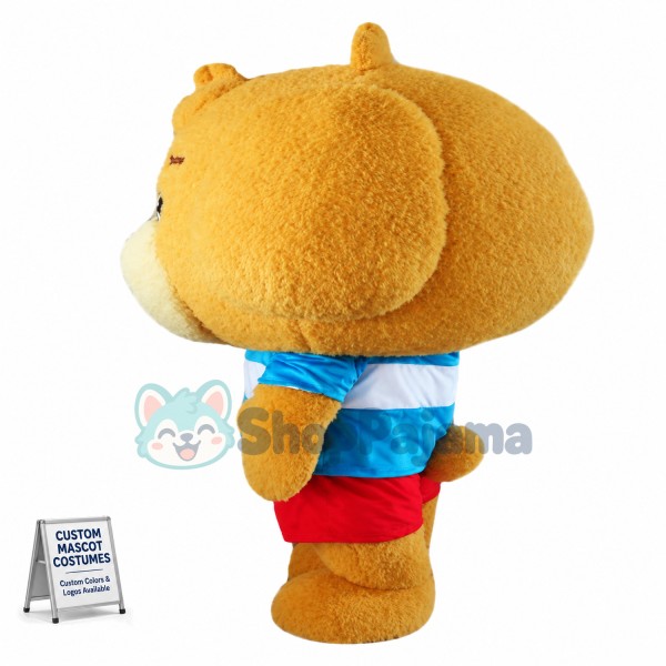 Odie Mascot Costume Lovely Yellow Dog Costume Mascot Custom Mascot