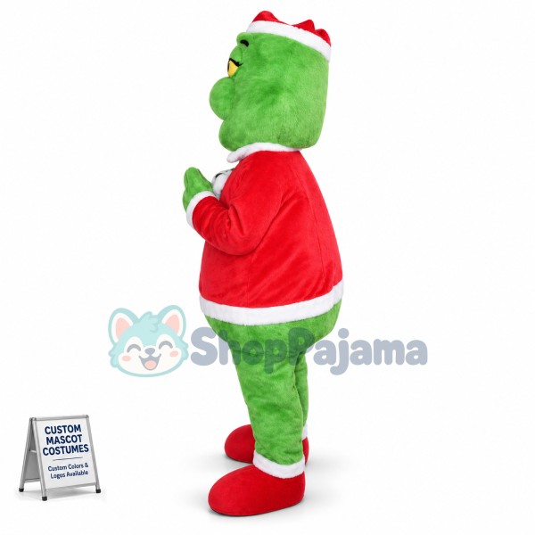 Christmas Cartoon Character Grinch Mascot Costume
