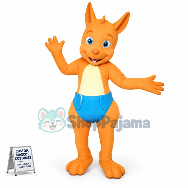 Word Party Kip the Wallaby Costume Mascot Costume