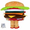 Hamburger Mascot Costume Advertising Restaurant Costume