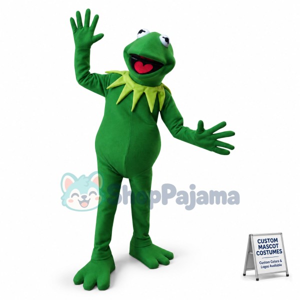 The Muppets Show Kermit The Frog Mascot Costume