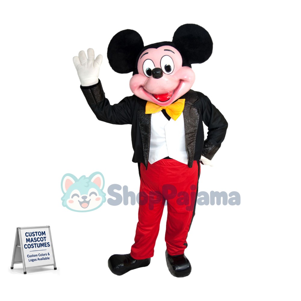 Mouse Clubhouse Deluxe Fiber Mickey Mouse Mascot Costume