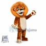 Alex The Lion Mascot Costume