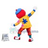 Circus Clown Mascot Costume
