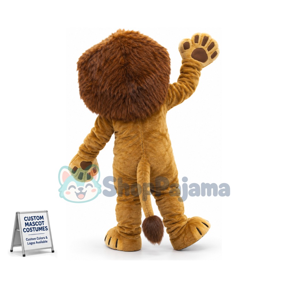 Alex The Lion Madagascar Mascot Costume