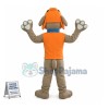 Paw Patrol Orange Dog Zuma Mascot Costume