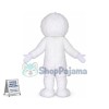 Cute White Yeti Mascot Costume