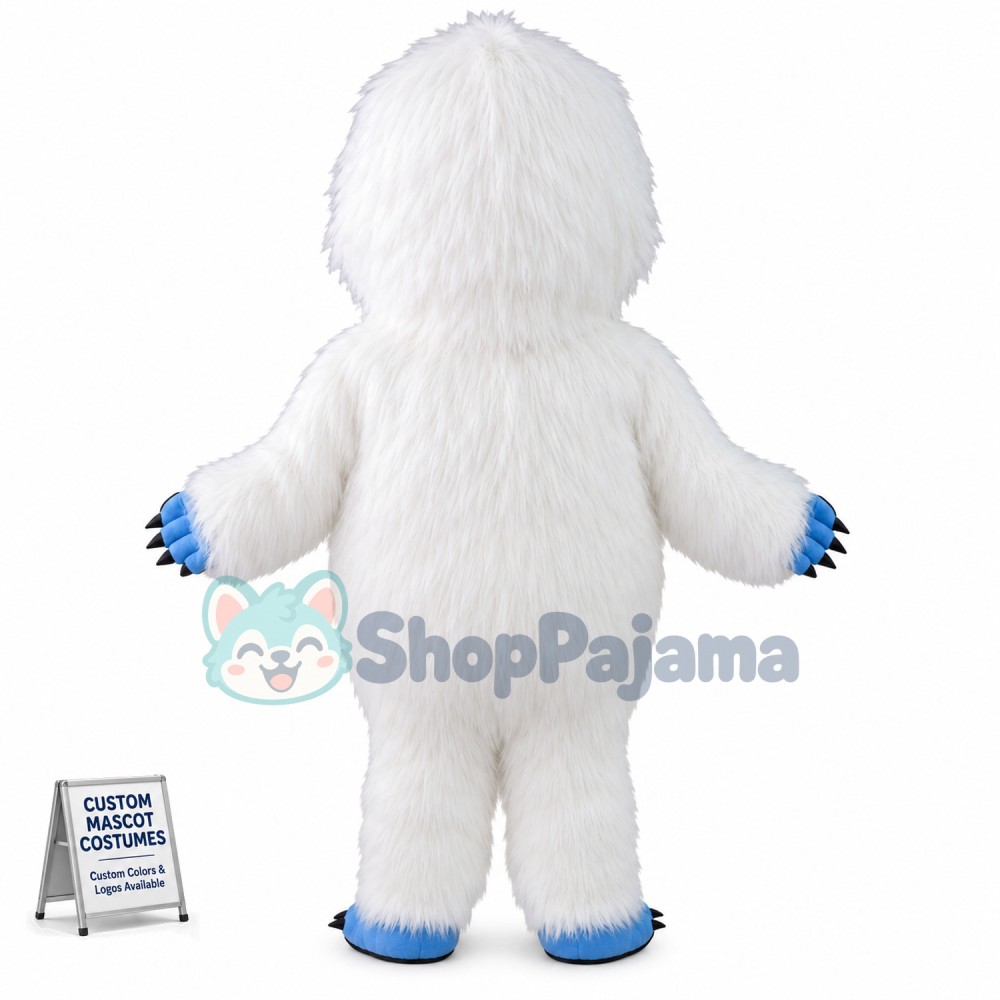 Yeti Abominable Snowman Mascot Costume