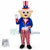 American Old Man Magician Mascot Costume