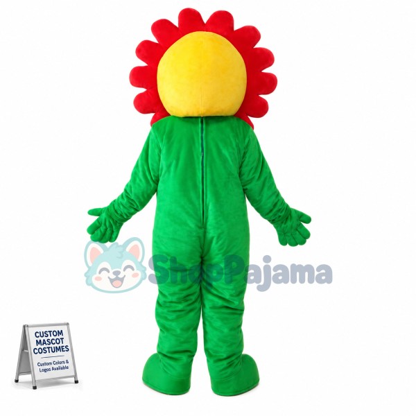 Sunflower Mascot Costume Custom Mascot