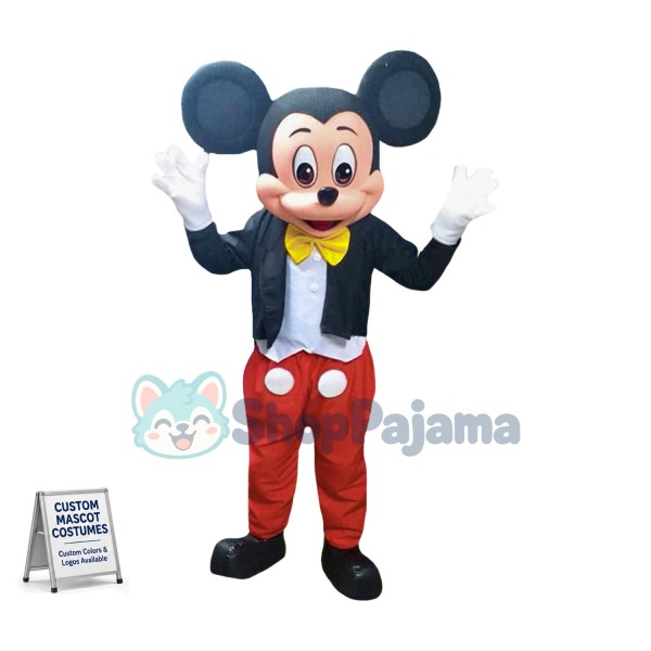Mouse Clubhouse Regular Mr. Mouse Mickey Mascot Costume
