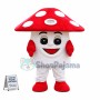 Red Mushroom Mascot Costume