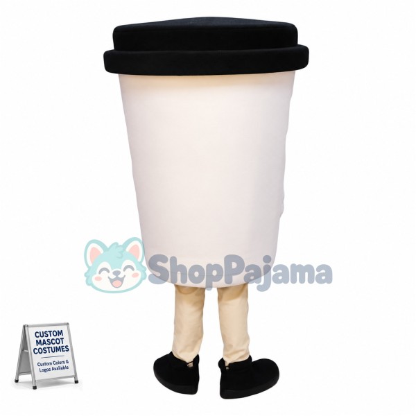 Coffee Cup Mascot Costume