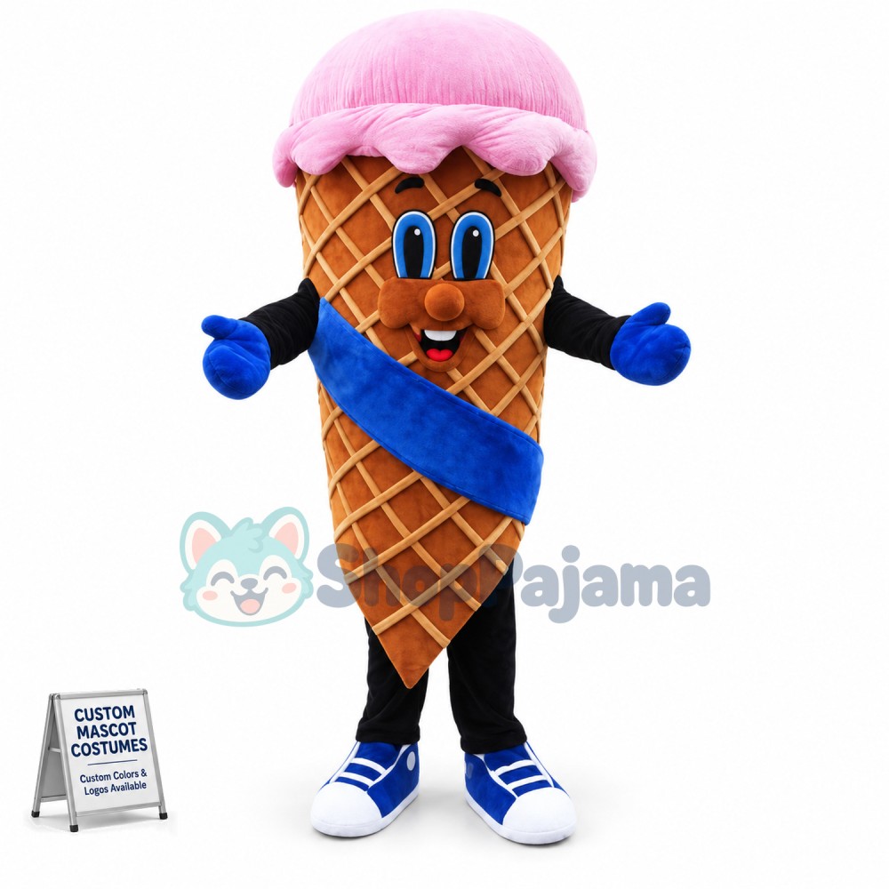 Top Quality Lightweight Ice Cream Mascot Costume