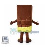Chocolate Bar Mascot Costume