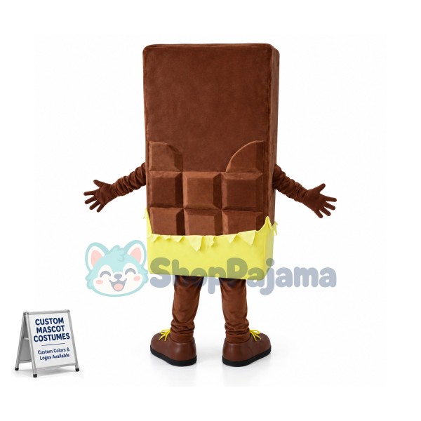 Chocolate Bar Mascot Costume