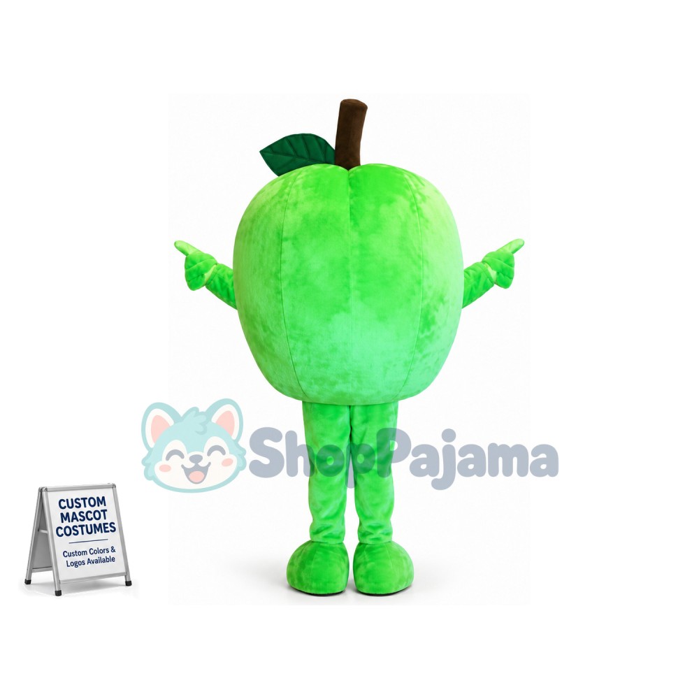 Top Quality Green Apple Mascot Costume